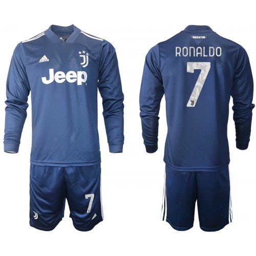 Juventus Dres Cristiano Ronaldo 7 Dječji Gostujući 2020/21 Dugim Rukavima Juventus Dres Cristiano Ronaldo 7 Dječji Gostujući 2020/21 Dugim Rukavima
